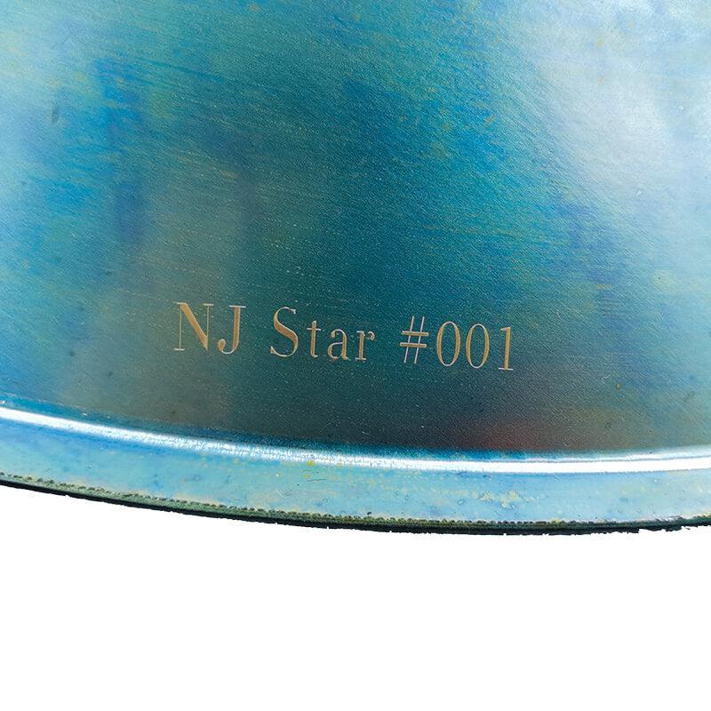 AS TEMAN Handpan NJ Star 13 Notes D Minor Scale Blue hangdrum with gift set - HLURU.SHOP