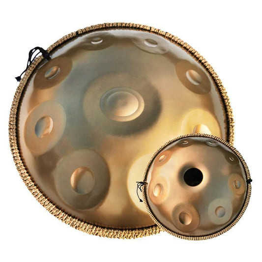 AS TEMAN Handpan Performer 17 Notes D Minor Scale Hangdrum with gift set - HLURU.SHOP