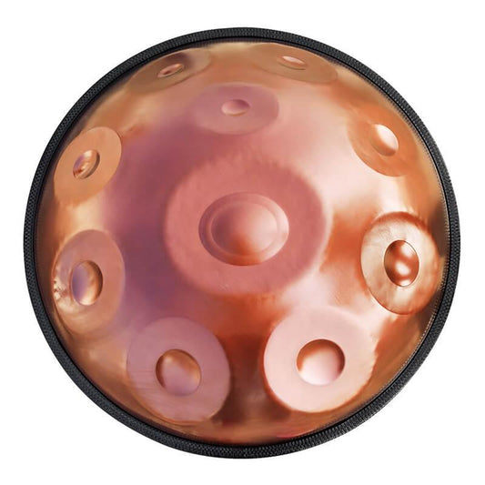 AS TEMAN Handpan Pure Brown 10 Notes D Minor Scale Hangdrum with gift set - HLURU.SHOP
