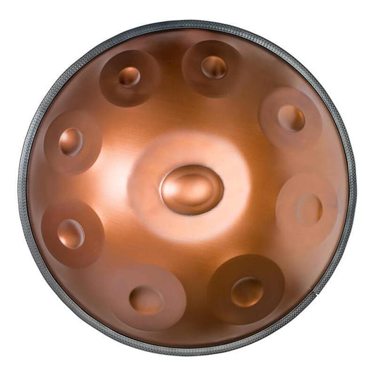 AS TEMAN Handpan Pure Brown 9 Notes D Minor Scale Hangdrum with gift set - HLURU.SHOP