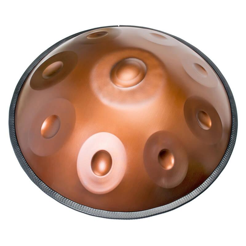 AS TEMAN Handpan Pure Brown 9 Notes D Minor Scale Hangdrum with gift set - HLURU.SHOP