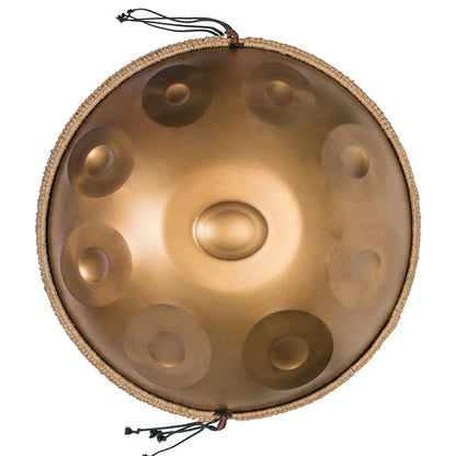 AS TEMAN Handpan Pure Golden 9 Notes D Minor Scale Hangdrum with gift set - HLURU.SHOP