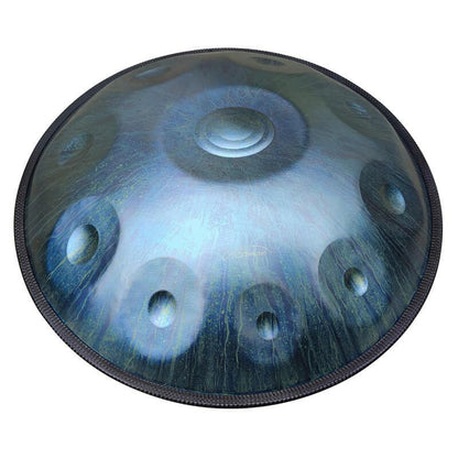 AS TEMAN Handpan Stars 10 Notes D Minor Scale Blue hangdrum with gift set - HLURU.SHOP