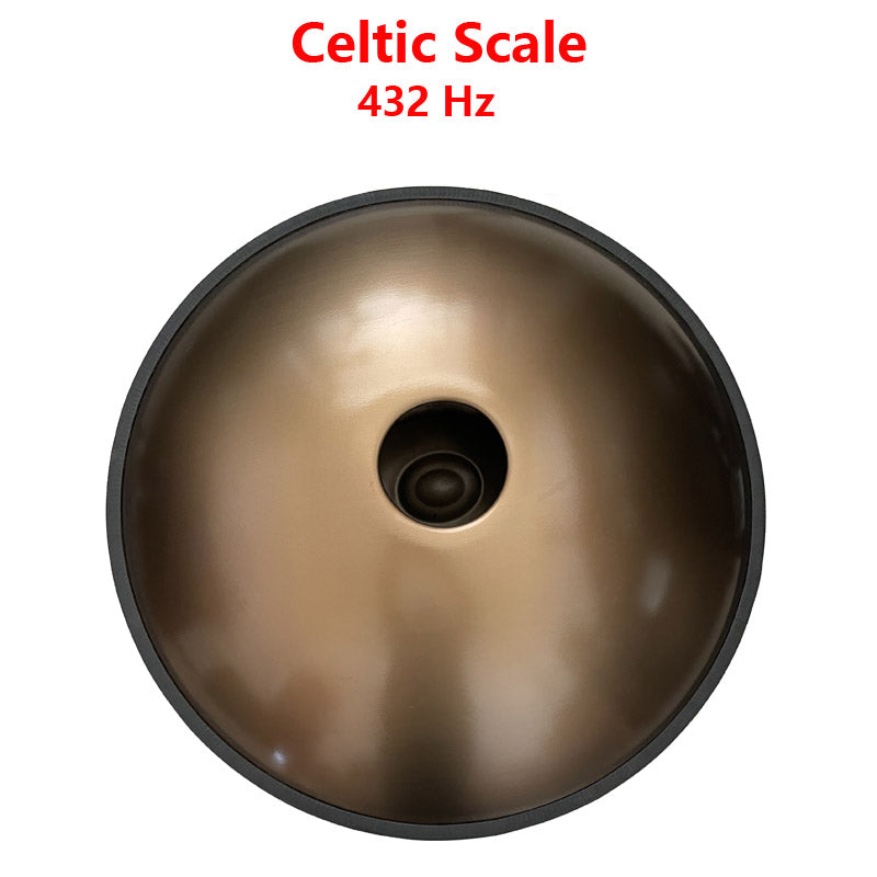 Handpan Hand Pan Drum Kurd Scale / Celtic Scale D Minor 22 Inch 9 Notes High-end Stainless Steel, Available in 432 Hz and 440 Hz