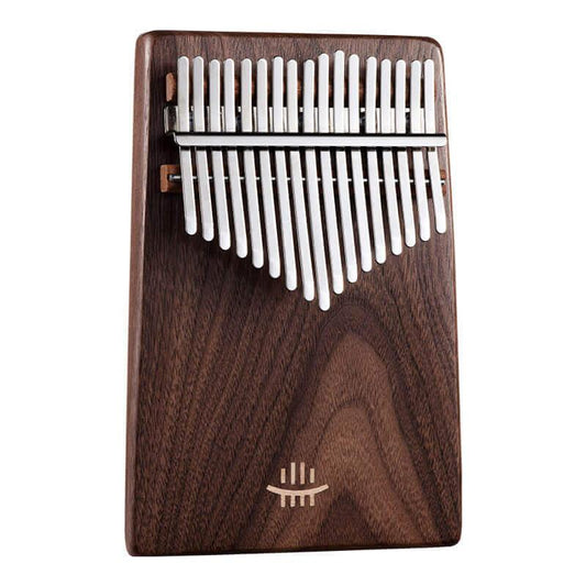 HLURU 17 Key Flat Board Kalimba Thumb Piano, American Black Walnut Wedge-shaped Single Board C Tone Kalimba Instrument - HLURU.SHOP