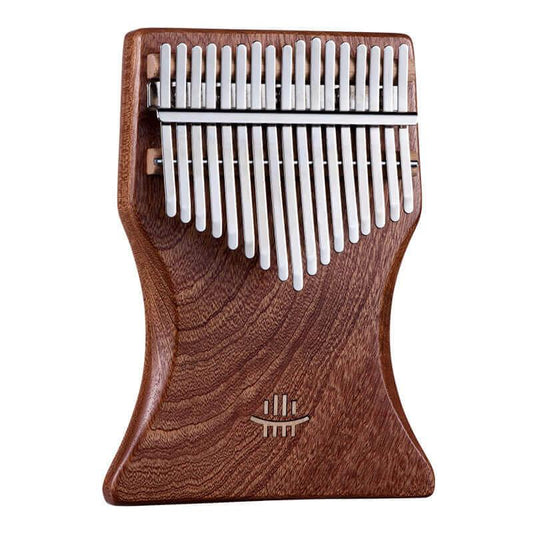 HLURU 17 Key Flat Board Kalimba Thumb Piano, Sapele Cup Plate Single Board C Tone Kalimba Instrument - HLURU.SHOP