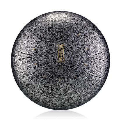 HLURU 2021 New 10 Inch 11 Note D Key Triangle Style Alloy Steel Tongue Drum - 10 Inches / 11 Notes - HLURU.SHOP