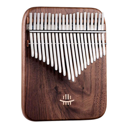 HLURU 21 Key Flat Board Kalimba Thumb Piano, American Black Walnut Rounded Single Board C Tone Kalimba Instrument - HLURU.SHOP