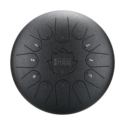 HLURU Huashu Upgrade Lotus Carbon Steel Tongue Drum 12 Inches 13 Notes C Major (6 colors) - HLURU.SHOP