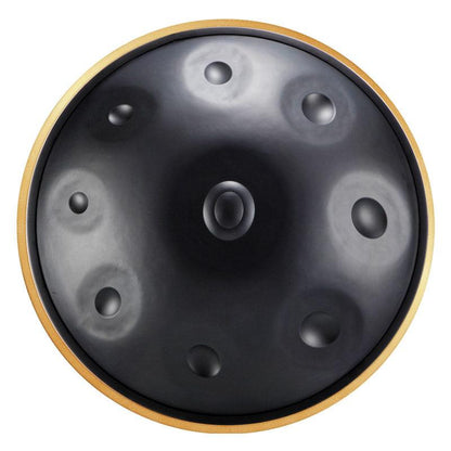 HLURU Level A Upgrade Space Grey Kurd Scale D Minor 22 Inch 9/10 Notes 1.2mm Nitride Steel Handpan Drum, Available in 440 Hz, High-end Percussion Instrument - HLURU.SHOP