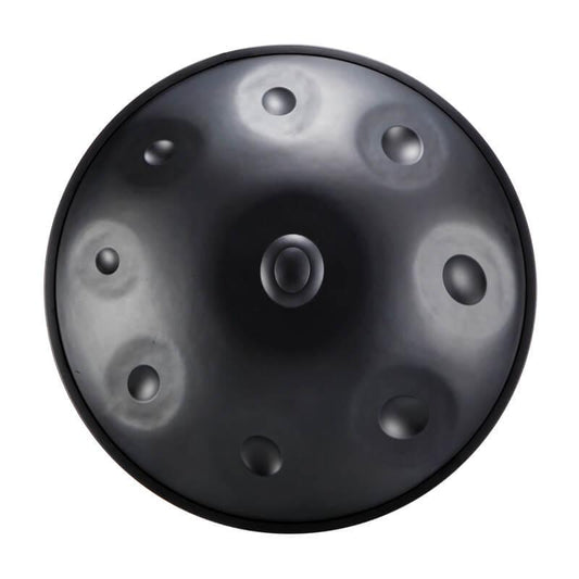 HLURU Level B Upgrade Space Grey Kurd Scale D Minor 22 Inch 9/10 Notes 1.2mm Nitride Steel Handpan Drum, Available in 440 Hz, High-end Percussion Instrument - HLURU.SHOP