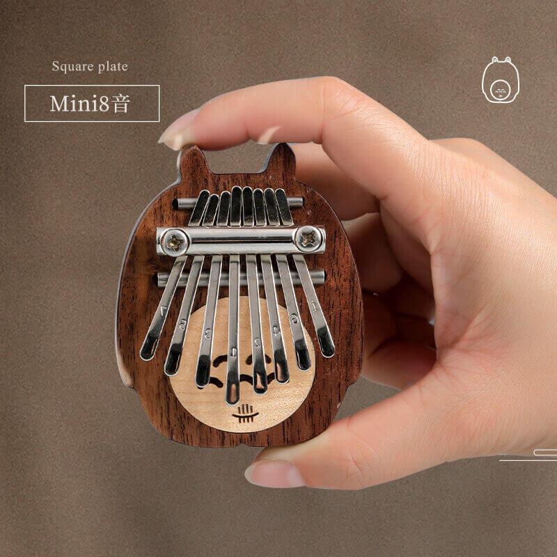 HLURU Mini 8 Key Thumb Piano Kalimba, Walnut & Maple Totoro Portable Finger Piano For Kids & Adult Beginners - HLURU.SHOP