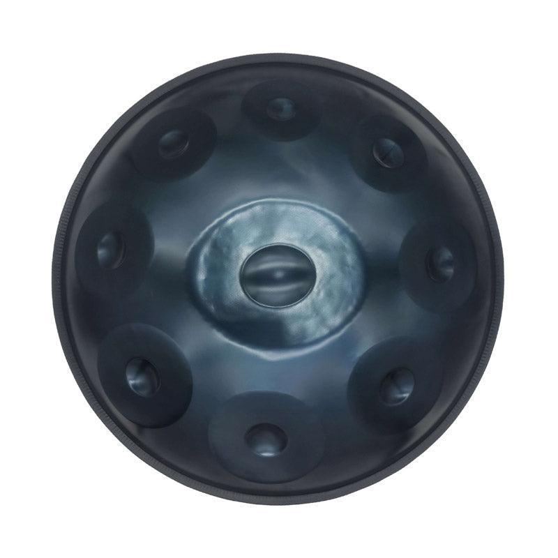 MiSoundofNature Handmade HandPan Drum D Minor Amara Scale 22 Inches 9 Notes High-end Nitride Steel Percussion Instrument, Available in 432 Hz and 440 Hz - HLURU.SHOP