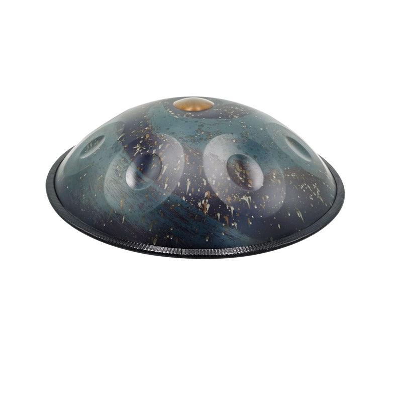 MiSoundofNature Starburst A1 DC Handpan Drums 22 Inches 10 Notes D Minor Kurd Scale hangdrum with gift set - HLURU.SHOP