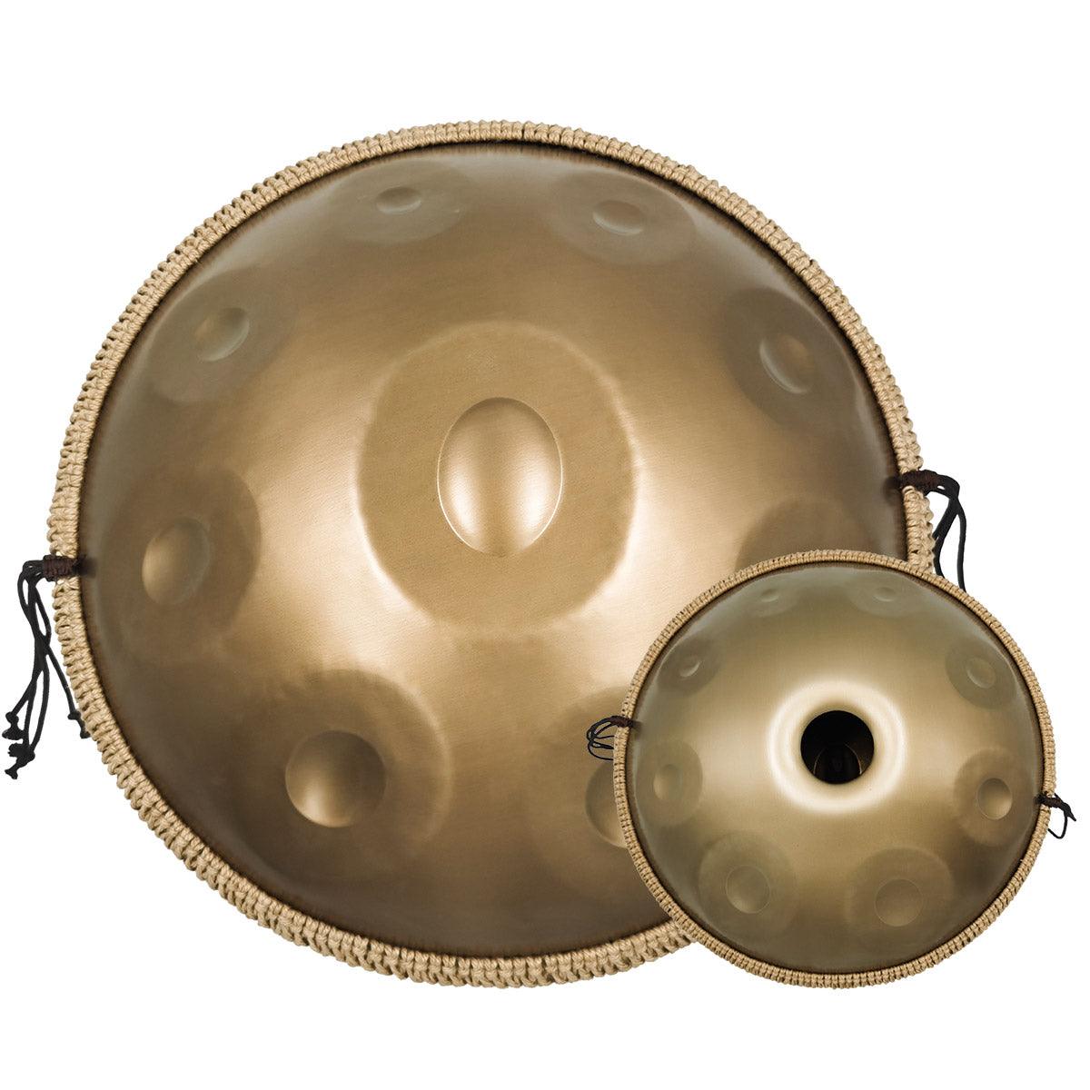 MiSoundofNature STL Handpan Drum Performer 22 Zoll 17 Töne D-Moll Kurdische Tonleiter Hangdrum - HLURU.SHOP